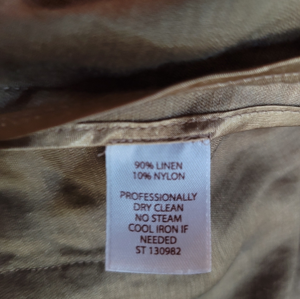TESORI Linen Tunic Top - Picture 8 of 8